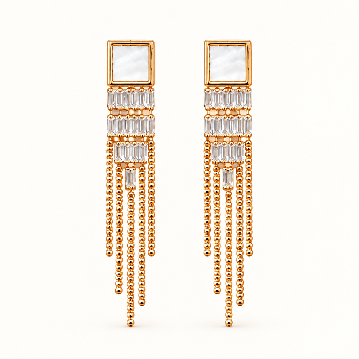 Fringe Drop Earrings