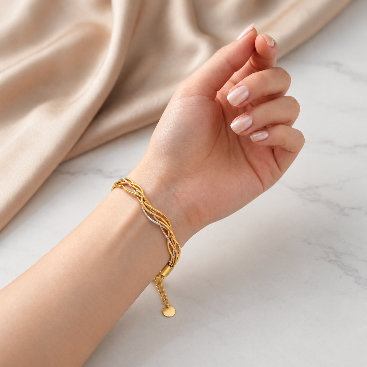 Tricolor Twist Bracelet