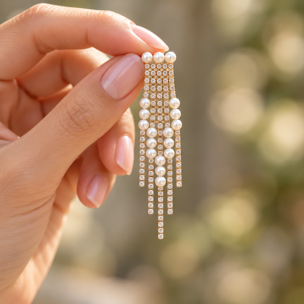 Crystal Chandelier Drop Earrings